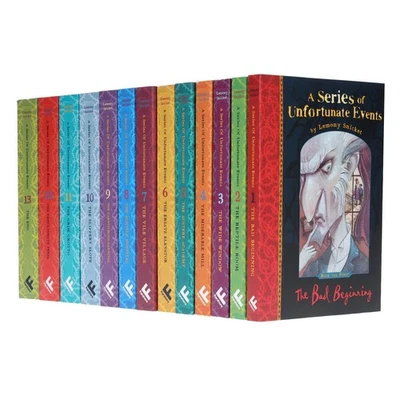 A Series of Unfortunate Events Complete 13 Book Set by Lemony Snicket – Ages 9–1 - Image 1 of 4