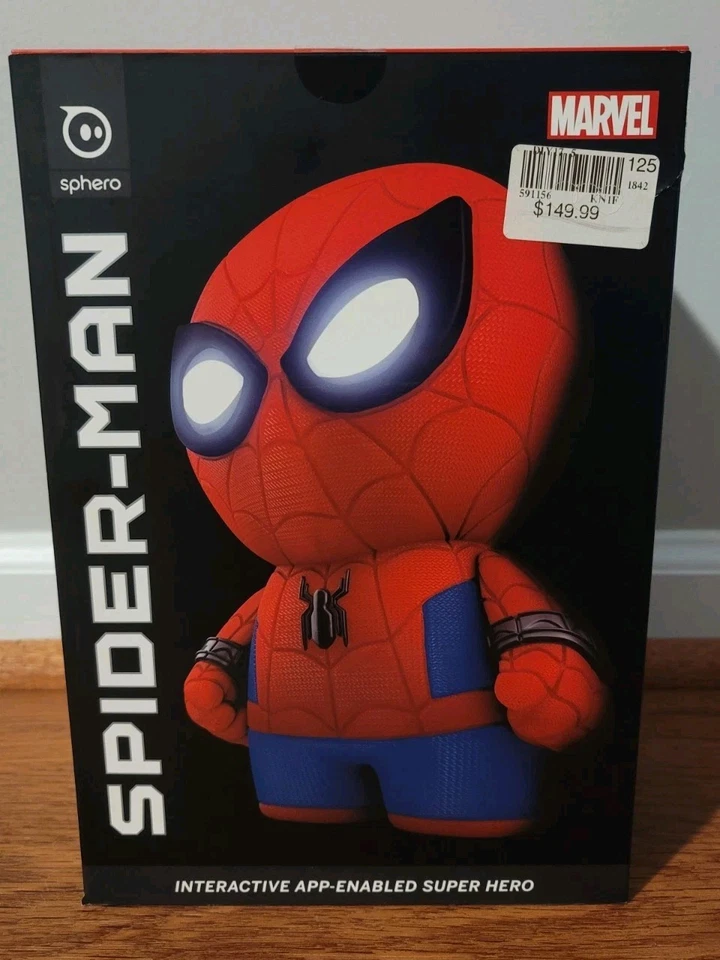 Sphero Marvel Comic Hero Action Spiderman App Enabled Super Hero Complete In Box - Image 1 of 4
