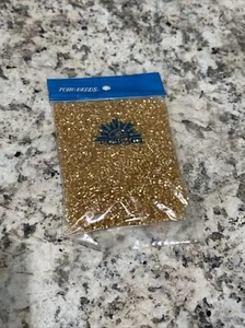 11/0 Hexagon TOHO Glass Seed Beads TH-11-22 Silver-Lined Lt Topaz 100g Package - Picture 1 of 3