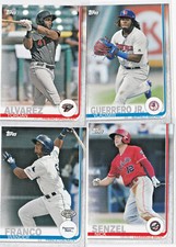 2019 Topps Pro Debut Base Cards - YOU PICK a card list/lot finish your team set
