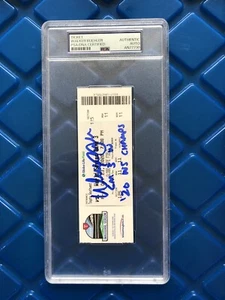 WALKER BUEHLER Autographed 2020 World Series GAME 3 TICKET PSA Authentic, Signed - Picture 1 of 3