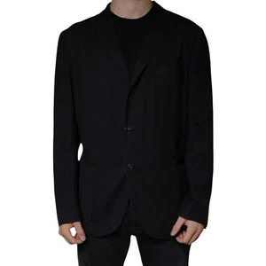 BOGLIOLI Blazer Black Single Breasted Men Dress Formal Coat IT54/US44/XL 1210usd - Picture 1 of 9