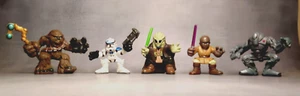 GALACTIC HEROES Figure Lot ~ STAR WARS Wave 6 / Chewbacca Kit Fisto Mace Windu - Picture 1 of 6