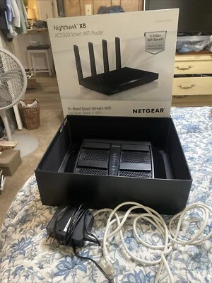 NETGEAR Nighthawk X8 AC5300 Tri-Band Smart WiFi Router (R8500-100NAS) - Image 1 of 4