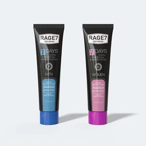 RAGE7 deo cream, Use once a week, lasts for 7 days even with frequent showers - Picture 1 of 7