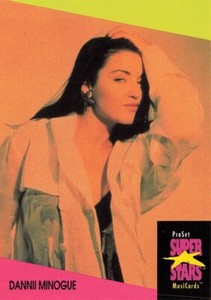 1991 ProSet Super Star MusiCards UK Dannii Minogue #87