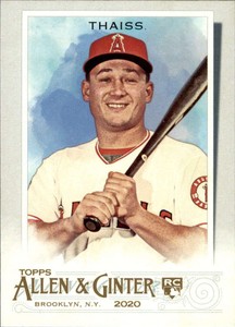 2020 Allen and Ginter #197 Matt Thaiss RC Rookie Angels