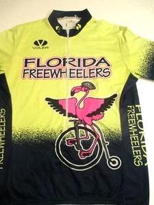 Voler Fahrradbekleidung Herren Medium 3/4 Frontreißverschluss Florida Freilauf Trikot - Bild 1 von 12
