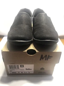 Clarks Cloudsteppers Sillian Paz Mocasines Mujer 8 M Negro Zapatos Sin Cordones - Imagen 1 de 6