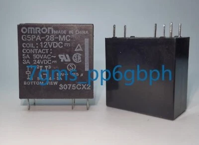 3 PCS NEW IN BOX Omron G5PA-28-MC 12VDC home appliance electromagnetic relay - Bild 1 von 4