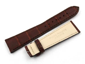Watch Strap Patek Philippe Real Alligator Brown 21/16mm Replacement Casual - Imagen 1 de 5