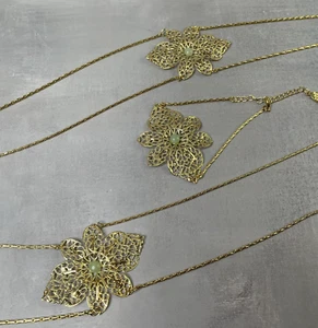 Parure de bijoux collier et bracelet Marine de Diesbach x Dr Pierre Ricaud - Picture 1 of 7