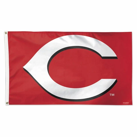 CINCINNATI REDS 3'X5' DELUXE FLAG BRAND NEW WINCRAFT 😎⚾ Cover