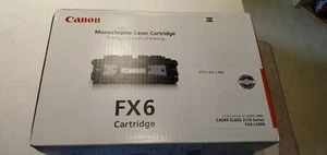 NEW-GENUINE CANON 1559A002 FX6 BLACK TONER LASER CLASS 3170 SERIES FAX-L1000  - Picture 1 of 1