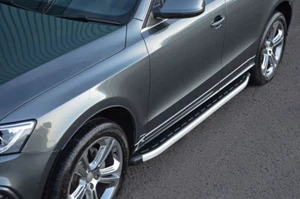 Aluminium Side Steps Bars Running Boards To Fit Audi Q5 (2008-17) - Picture 1 of 6