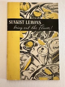 SUNKIST Lemons, Bring out the Flavor! 1939 California Fruit Growers Exchange - Picture 1 of 10