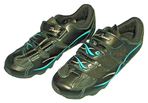 PEARL IZUMI Women’s ALL ROAD II Clip In Cycling Shoes Black Blue Sz 40 US 9 - Picture 1 of 5