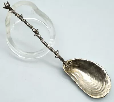 Gorham Narragansett Mussel Oyster Sterling Silver Spoon Aesthetic Movement 1893 • 202.79$
