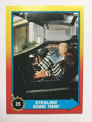 Topps Back To The Future Part II 2 Trading Card 35 Stealing Some Time - Image 1 of 2