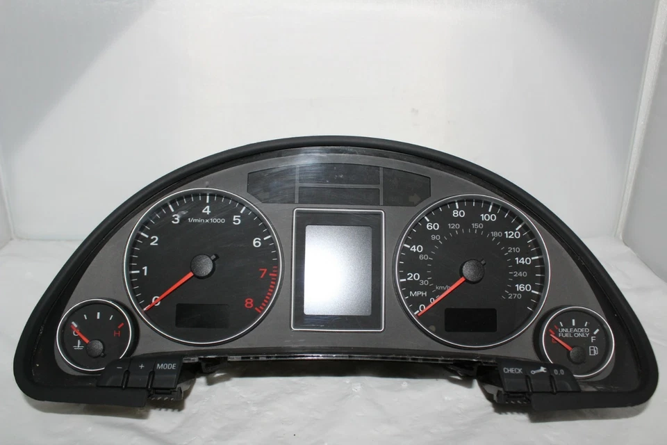 Cuadro de instrumentos velocímetro panel de instrumentos 06 07 08 Audi A4 S4 con 90.901 millas Foto 1 de 4