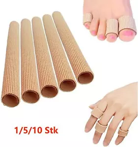 1/5/10 Stück Silikon Zehenschutz Schlauchbandage Fingerbandage Fingerschutz Gel - Bild 1 von 16