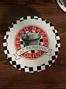 Vintage Perkins Family Restaurant Empty Collectible Tin - Picture 1 of 6