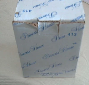 Princess House Xmas Tree Crystal Ornament 4.5" Incl Stem In Box - Picture 1 of 4