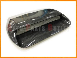 Carbon Fiber Scoop Hood Bonnet Vent For 2015-2019 Subaru WRX STI Sedan - Picture 1 of 3