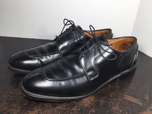 Allen Edmonds "Hancock" Split Toe Dress Shoes Black Men's Size 10 D 15112 - Picture 1 of 11