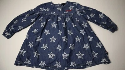 Vestido Tommy Hilfiger Denim Logo Estrella Niñas Talla 4T Foto 1 de 3