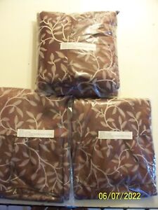 1 Ruffled Leaf Sofa 70"x140" & 2 Chair 70"x90" Burgundy Covers NEW WITHOUT TAG.