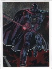 1993 Topps Star Wars Galaxy #1 of 6 Walter Simonson Etched Foil Art Darth Vader