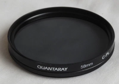 Quantaray 58mm Circular Polarizing Filter - Image 1 of 4