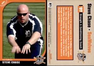 Steve Chase 2007 Grandstand Erie SeaWolves #NNO Card *AutographDen*