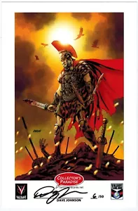 BRITANNIA #1 EXCLUSIVE PRINT SIGNED BY DAVE JOHNSON VALIANT COMICS - Picture 1 of 1