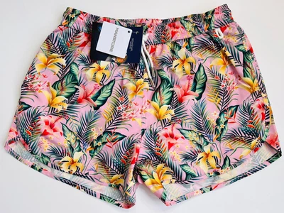 Manstore Badeshorts Swim Short M2380  Gr. M UVP: 89,95€ NEU pink flower - Bild 1 von 3