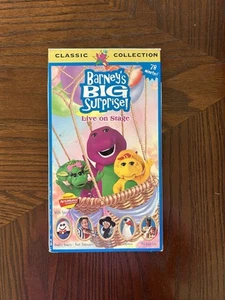 Barney’s Big Surprise Live On Stage Classic Collection VHS Tape Vintage - Picture 1 of 9