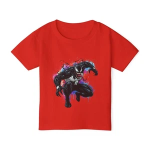 Toddler Superhero T-Shirt - Venom Graphic, Kids Birthday Gift, Fun  - Picture 1 of 29
