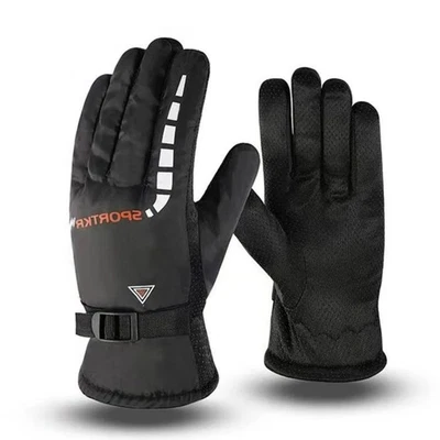 Guantes impermeables de invierno para ciclismo cálidos al aire libre para montar senderismo motocicleta unisex Foto 1 de 4