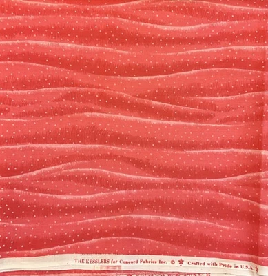 Kesslers Cotton Fabric Bright Pink Polka Dots - 45” X 72” - Image 1 of 4