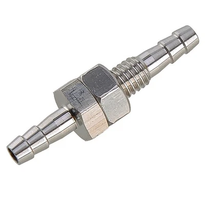 Bulkhead Connector Straight Barbed Threaded Pipe Fittings 1pc 1/8" in 4mm Hose - Immagine 1 di 4
