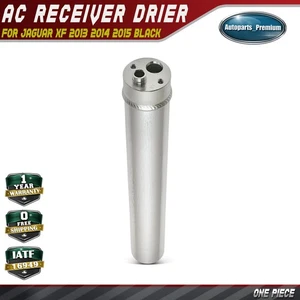 Aluminum A/C AC Receiver Drier for Jaguar XF 2013 2014 2015 CX2319B961AA Silver - Picture 1 of 10