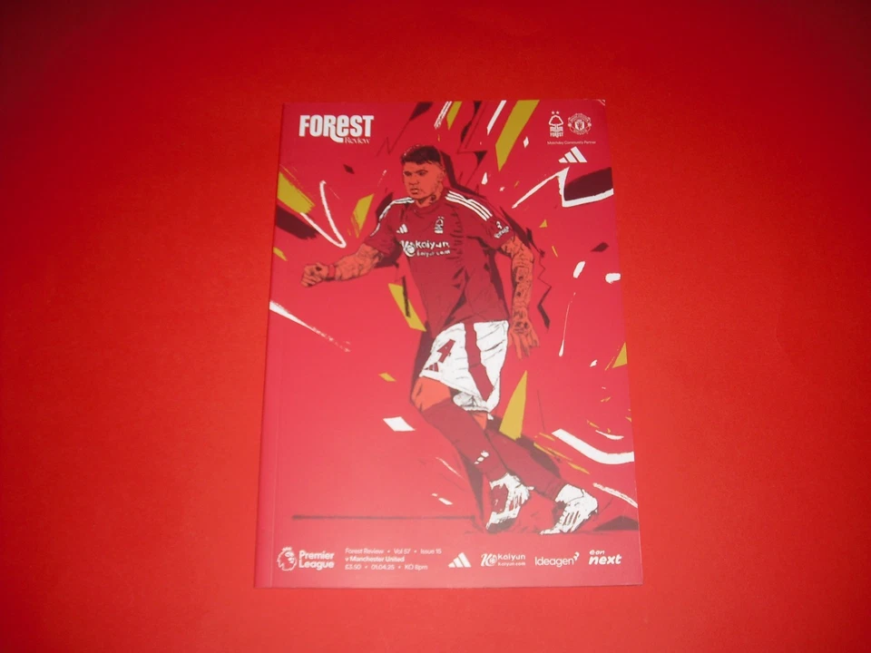 2024/25 NOTTINGHAM FOREST V MANCHESTER UNITED (2025) - Image 1 of 1