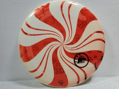 Dynamic Discs Fuzion Judge 12 Days of Christmas Red White 176 grams - Image 1 of 4