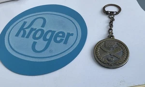 Vintage (2) Kroger Grocery Store - portachiavi grafico coltello pubblicitario e impugnatura barattolo - Foto 1 di 5