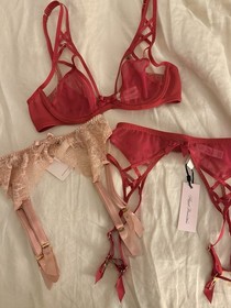 agent provocateur Lingerie Set Bra / 2 Suspenders