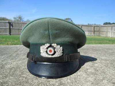 Original WWII German Army Officer Administrative Visor Cap for Enlisted/NCO - Image 1 of 4
