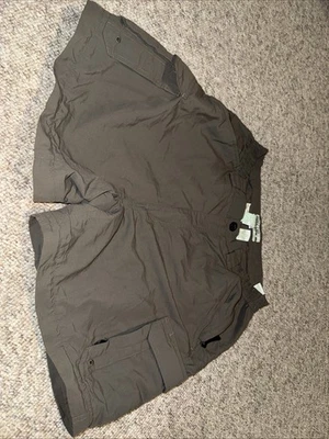 Pantalones Cortos ExOfficio Buzz Off Para Hombres Grandes Gris Protector de Insectos Nylon Senderismo Aire Libre Foto 1 de 3