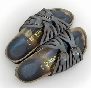 Sandalias Birkenstock Granada para mujer 36 color topo marrón claro de cuero con tiras - Imagen 1 de 5