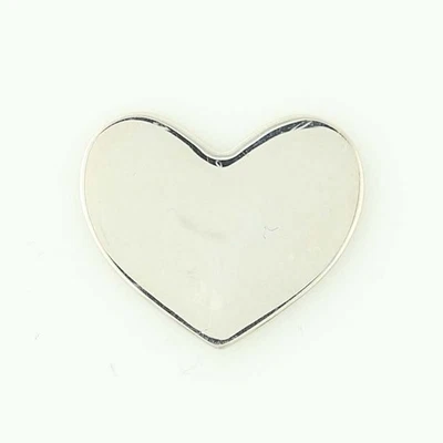 New Authentic Pandora Floating Heart Plate Petite Medium 792120 Sterling Silver - Image 1 of 4